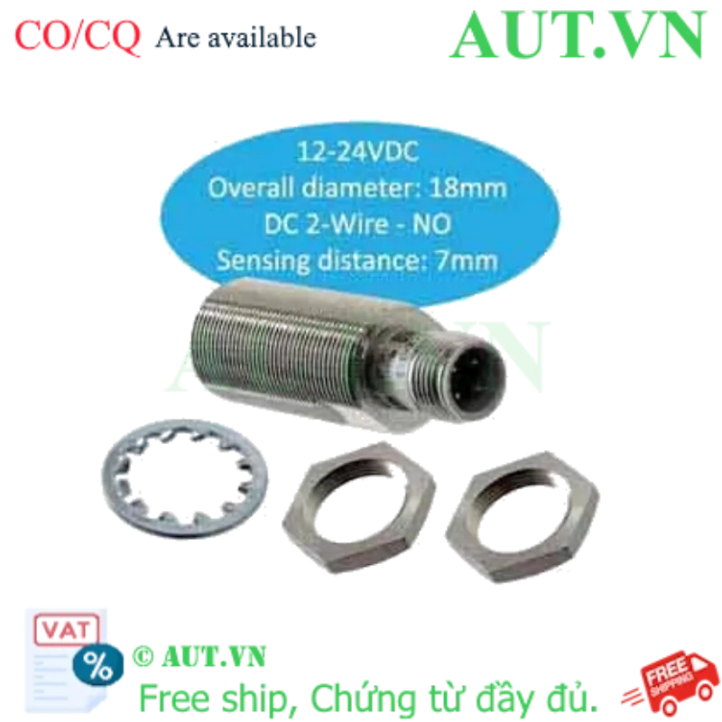 Ảnh của Cảm biến tiệm cận Omron E2E-X7D1S-M1 - M18, 2 Dây DC, Khoảng Cách 7mm