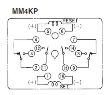 Ảnh của Rơ le trung gian  Omron MM4KP DC6