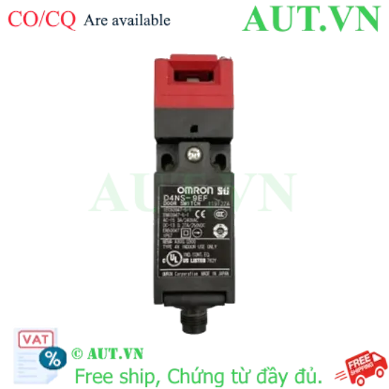 Ảnh của Khóa Cửa An Toàn Omron D4NS-9EF | Tiếp Điểm 1NO+1NC, Chuẩn IP67, Kết Nối Giắc Cắm - AUT VN