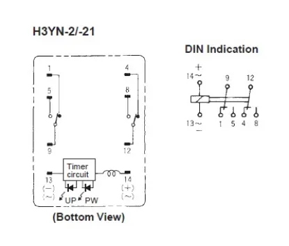 Ảnh của Timer  Omron H3YN-21 DC12