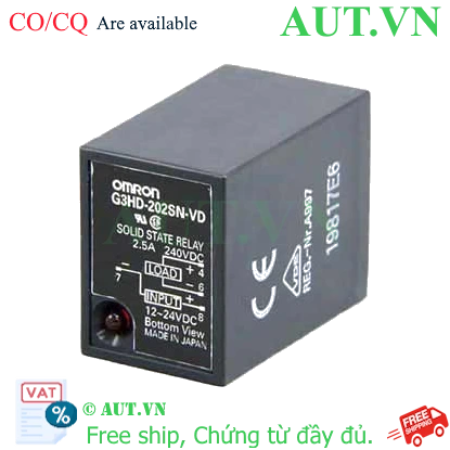 Ảnh của Relay bán dẫn Omron G3HD-202SN-VD DC12-24V