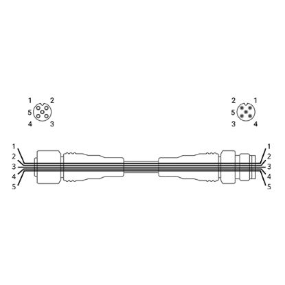 Ảnh của Cable cho cảm biến Autonics C1D5-2