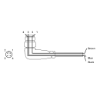 Ảnh của Cable cho cảm biến Autonics CLD3-2P
