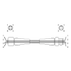Ảnh của Cable cho cảm biến Autonics C1D4-5
