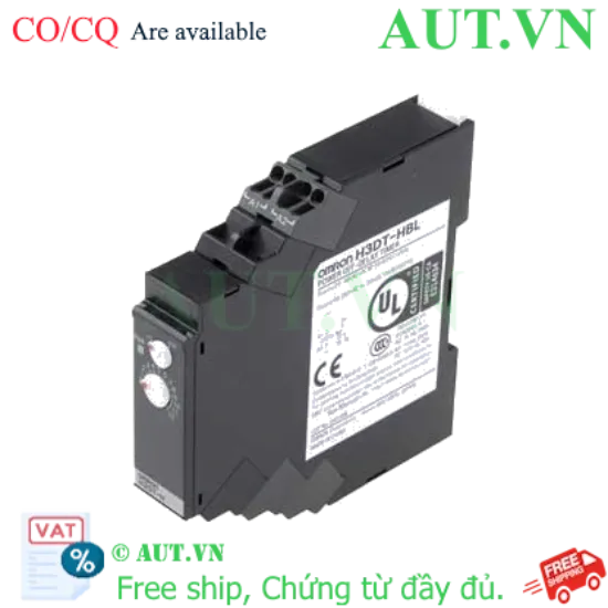 Ảnh của Timer Omron H3DT-HBL AC/DC24-48 | Trễ Tắt (OFF-Delay), Siêu Mỏng 17.5mm, Dải 1-120s - Chính Hãng AUT VN