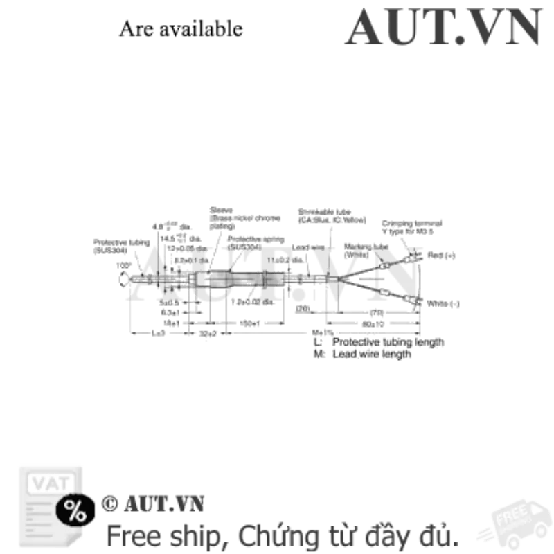 Ảnh của Cảm biến nhiệt độ Omron E52-CA10ASY 4M