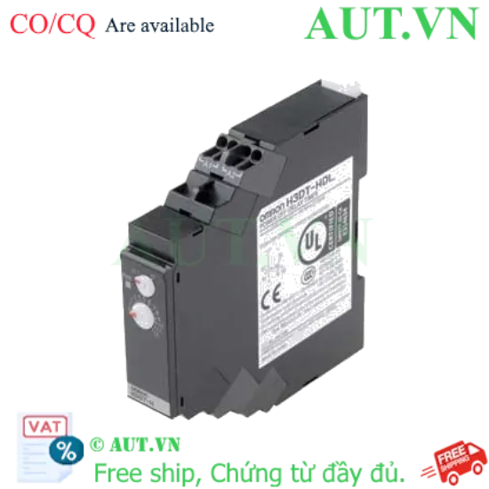 Ảnh của Timer Omron H3DT-HDL AC200-240V - Bộ Định Thời Tắt Trễ Slim 17.5mm, 1-120s, Chính Hãng AUT VN