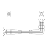 Ảnh của Cable cho cảm biến Autonics C3D4-5