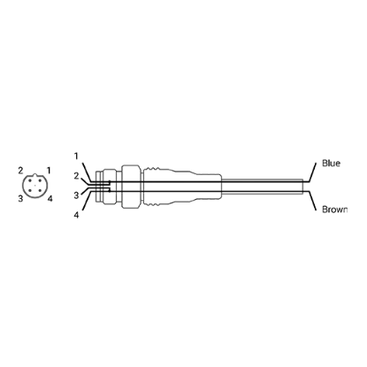 Ảnh của Cable cho cảm biến Autonics CIAH2-2P