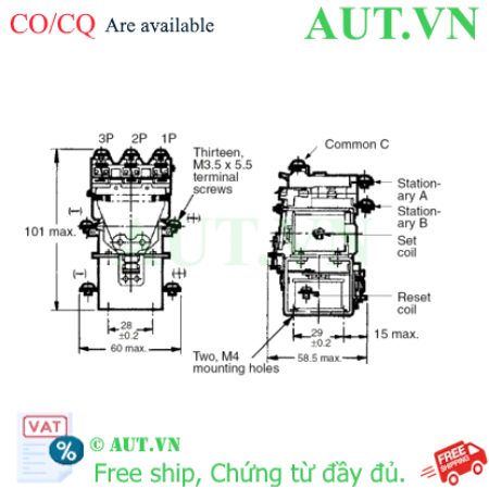 Ảnh của Rơ le trung gian Omron MM3XKB DC24