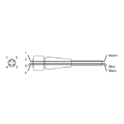 Ảnh của Cable cho cảm biến Autonics CIDH3-2