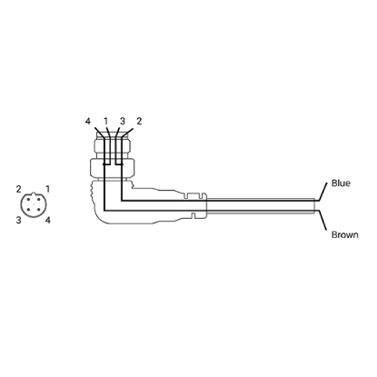 Ảnh của Cable cho cảm biến Autonics CLAH2-2P