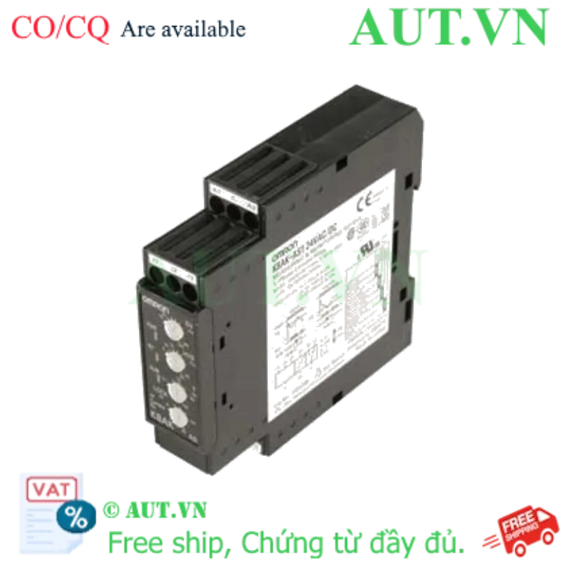 Ảnh của Rơ le bảo vệ dòng Omron K8AK-AS1 24VAC/DC - Chống Quá Dòng, Sụt Dòng, Thiết kế Slim 22.5mm