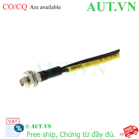 Ảnh của Cảm biến sợi quang Omron E32-D11 5M | Đầu dò M6, Phản xạ trực tiếp, Chuẩn IP67 siêu bền | AUT VN