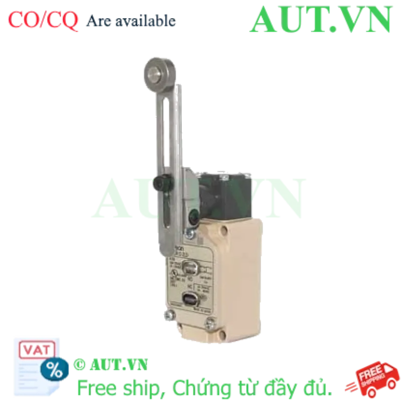 Ảnh của Công tắc hành trình Omron WLCA12-2LD | Cần gạt con lăn, Vỏ nhôm IP67, Có đèn LED