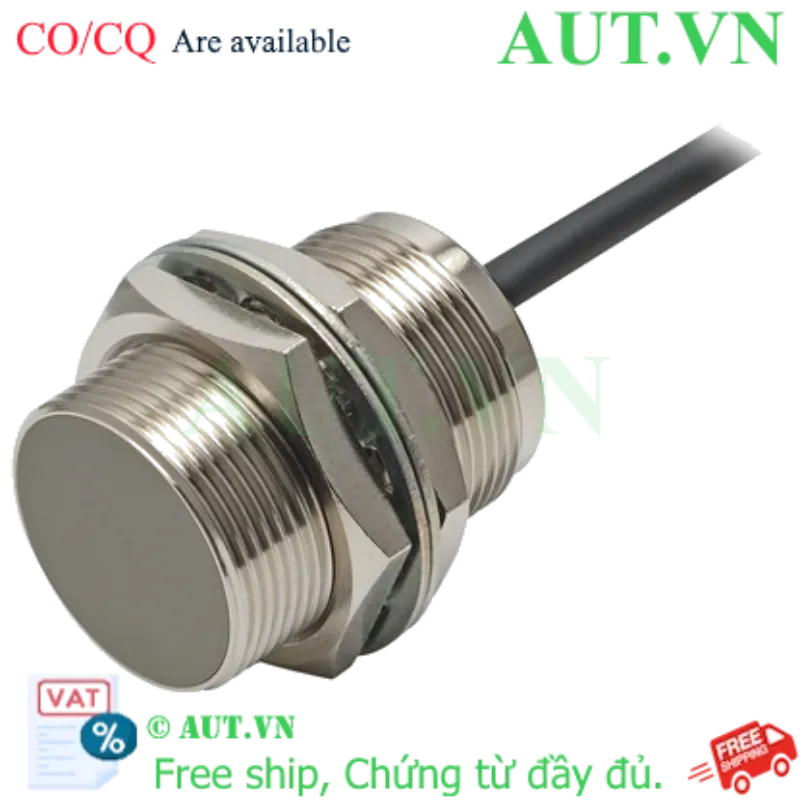 Ảnh của Cảm Biến Tiệm Cận Omron E2C-X10A 3M - Ren M30, Phát Hiện 10mm, Chống Dầu IP67 Chính Hãng AUT VN