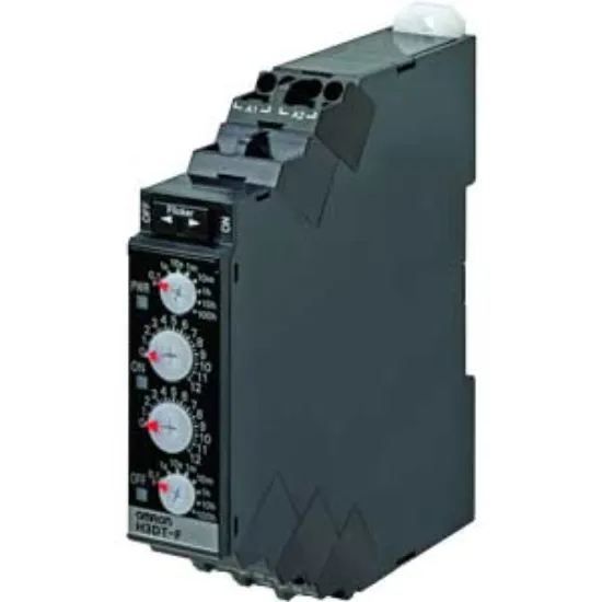 Ảnh của Timer Omron H3DT-F AC/DC 24-240V | Twin Timer Siêu Mỏng 17.5mm, Độ Chính Xác Cao, Chính Hãng AUT VN