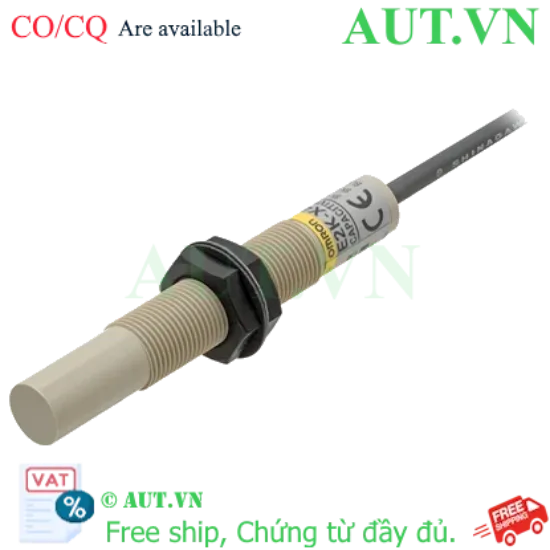 Ảnh của Cảm biến điện dung Omron E2K-X4MF1 | M12, 4mm, PNP NO | Phát hiện phi kim chính hãng AUT VN