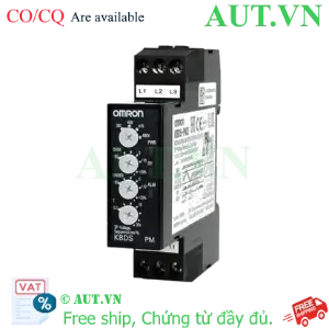 Ảnh của Rơ le Bảo vệ Pha Omron K8DS-PM2 - Chống Mất/Đảo Pha & Quá/Thấp Áp - Thiết kế Slim 17.5mm