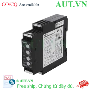 Ảnh của Rơ le giám sát dòng Omron K8AK-AW1 (24VAC/DC) - Bảo vệ Quá/Sụt dòng, Thiết kế Slim, Chính hãng AUT VN