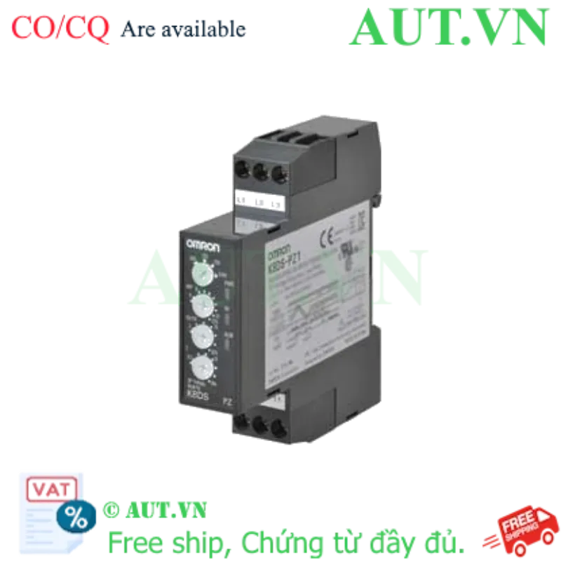 Ảnh của Rơ le bảo vệ pha Omron K8DS-PZ2 | Chống Mất Pha, Đảo Pha, Quá Áp | Thiết kế Slim 17.5mm - AUT VN