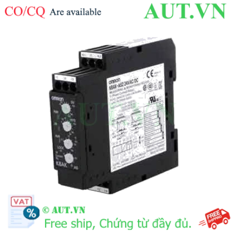 Ảnh của Rơ Le Giám Sát Dòng Omron K8AK-AS2 24VAC/DC – Bảo Vệ Quá Dòng, Sụt Dòng, Dải Rộng