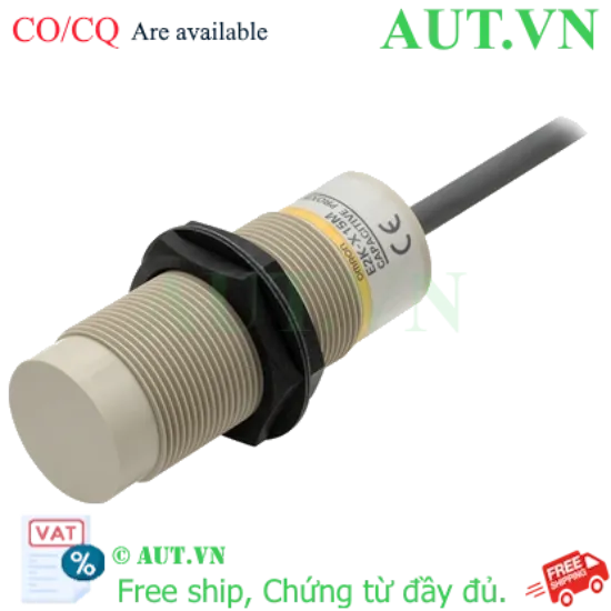 Ảnh của Cảm biến điện dung Omron E2K-X15MF2 (M30, 15mm, PNP NC) - Phát hiện Phi kim, IP66, Chính hãng AUT VN