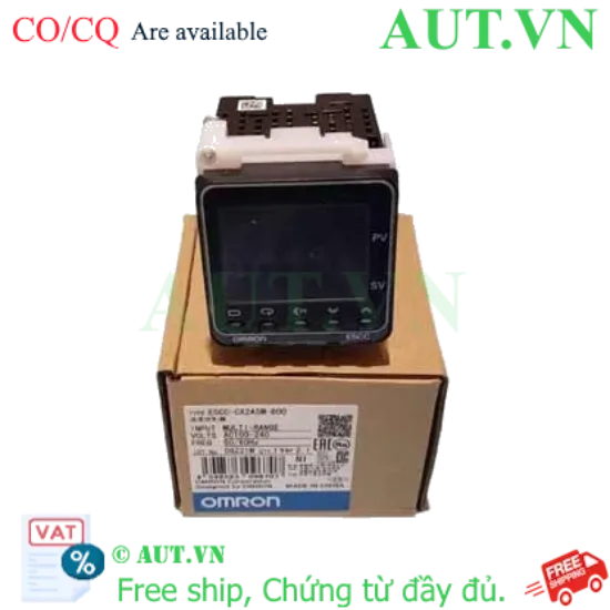 Ảnh của Bộ Điều Khiển Nhiệt Độ Omron E5CC-CX2ASM-800: Ngõ Ra 4-20mA, 2-PID Chính Xác, Chống Nước IP66