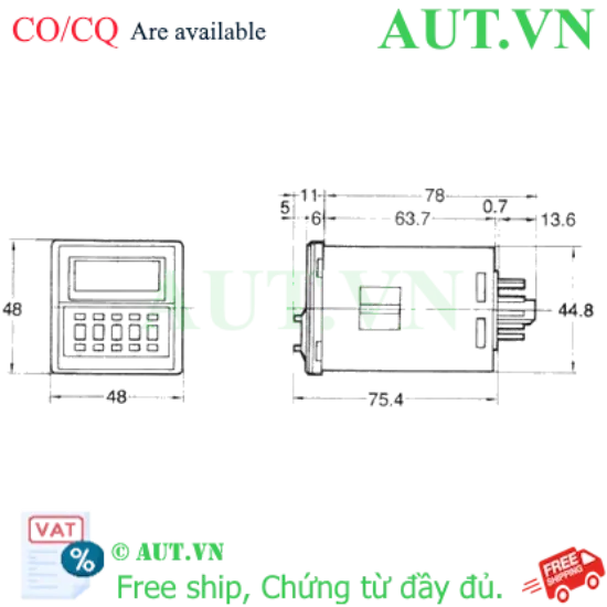 Ảnh của Timer Omron H3CA-8H DC24