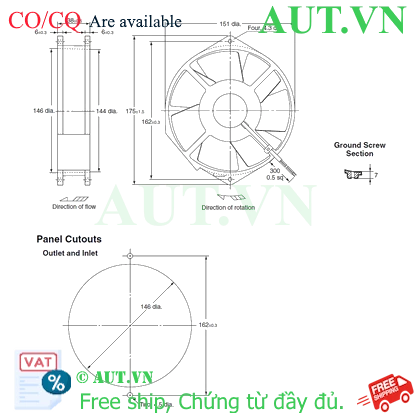 Ảnh của Quạt thông gió Omron R87T-A1A05H