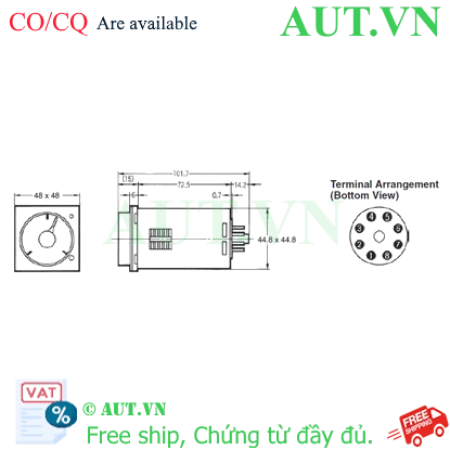Ảnh của Đồng hồ nhiệt Omron E5C2-R20G AC100-240 0-100
