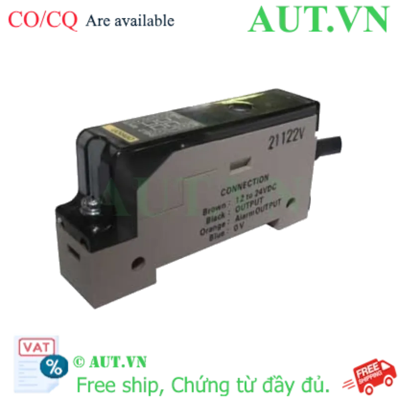 Ảnh của Cảm biến quang Omron E3C-JC4P 2M - Bộ khuếch đại sợi quang NPN, 12-24VDC, Siêu nhạy