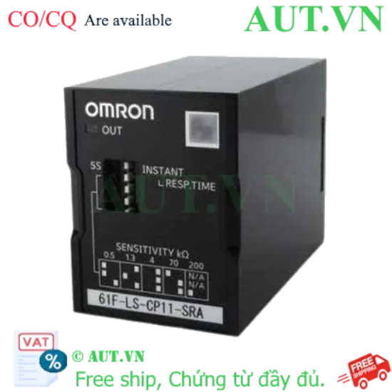 Ảnh của Cảm biến mực nước Omron 61F-LS-CP11-SRA: Điều khiển 2 mức, 100-240VAC, Kết nối xa 4km