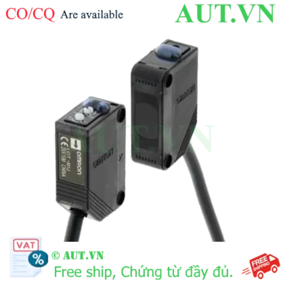 Ảnh của Cảm biến quang điện Omron E3Z-T81A 5M - Thu Phát Riêng, PNP, Khoảng Cách 10m | AUT VN