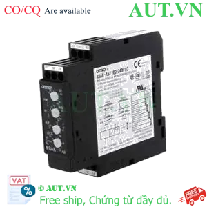 Ảnh của Rơ le bảo vệ dòng Omron K8AK-AS2 - Chống Quá/Sụt Dòng, 100-240VAC, Slim 22.5mm