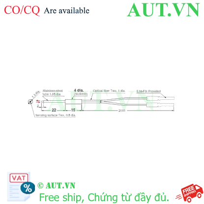 Ảnh của Cảm biến sợi quang Omron E32-D22-S1 2M