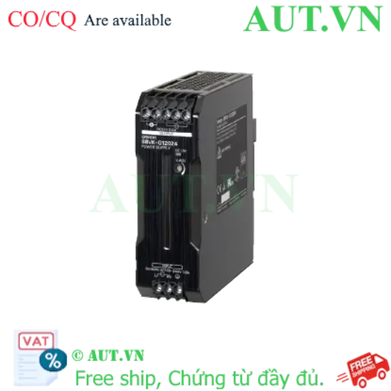 Ảnh của Bộ Nguồn Omron S8VK-G12024 120W 24VDC 5A | Siêu Mỏng, Lắp Ray DIN, Chính Hãng AUT VN