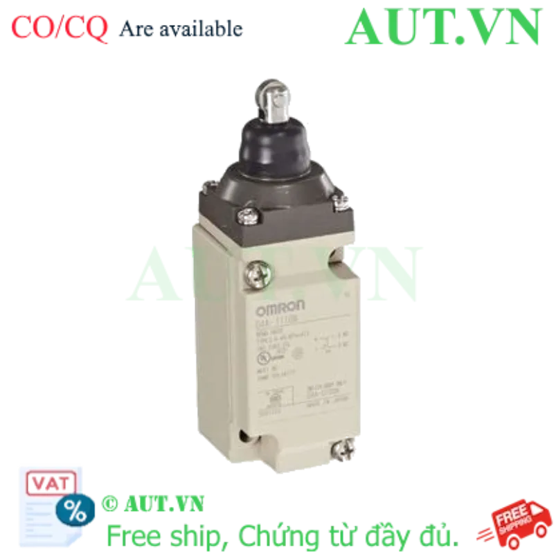 Ảnh của Công tắc hành trình Omron D4A-1110N - Roller Plunger, SPDT, IP67 Chống Nước