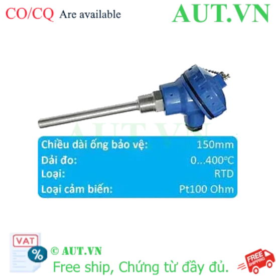 Ảnh của Cảm biến nhiệt độ Omron E52MY-PT15C Pt100 - Thép SUS316 Chống Ăn Mòn, Độ Chính Xác Cao, Dài 150mm