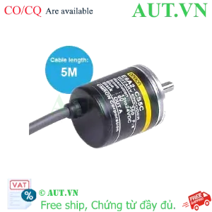 Ảnh của Encoder Omron E6A2-CS5C 360P/R | Ngõ Ra NPN, Trục 4mm, Cáp 5m | AUT VN