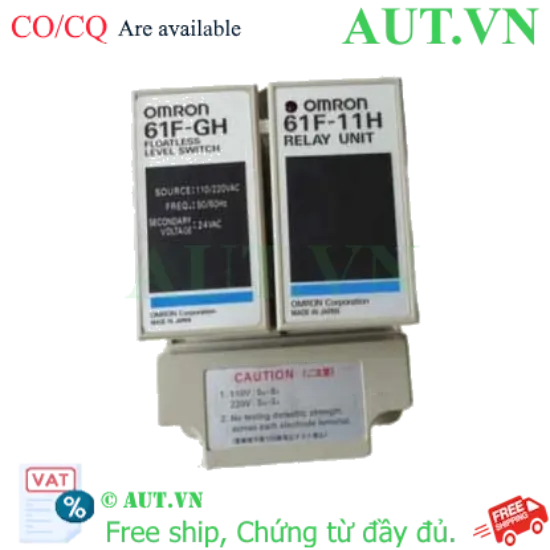 Ảnh của Bộ Điều Khiển Mực Nước Omron 61F-GH AC110/220 - Chống Tràn, Tự Động Bơm, Độ Nhạy Cao