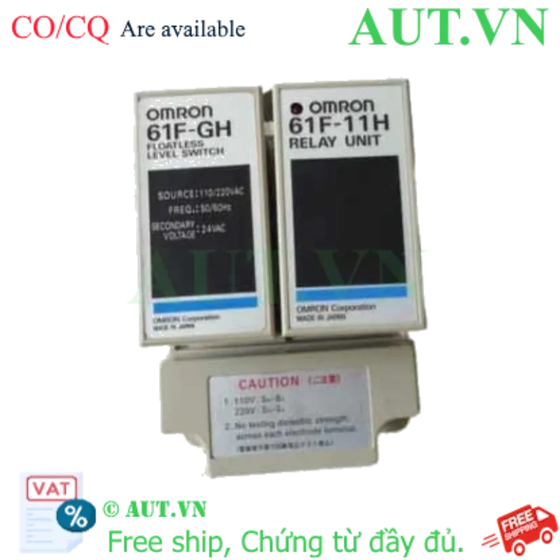 Ảnh của Bộ Điều Khiển Mực Nước Omron 61F-GH AC110/220 - Độ Nhạy Cao, Chống Tràn & Cạn Nước Tự Động