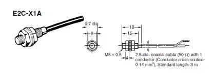 Ảnh của Cảm biến tiệm cận Omron E2C-X1A 3M