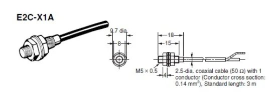 Ảnh của Cảm biến tiệm cận Omron E2C-X1A 3M