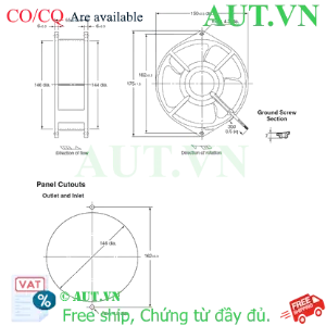Ảnh của Quạt thông gió Omron R87T-A4A07H