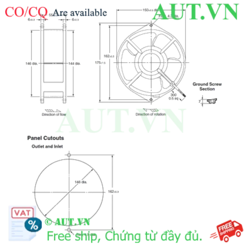 Ảnh của Quạt thông gió Omron R87T-A4A07H