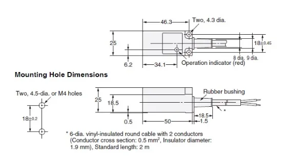 Ảnh của Cảm biến tiệm cận Omron TL-N5MY15 5M