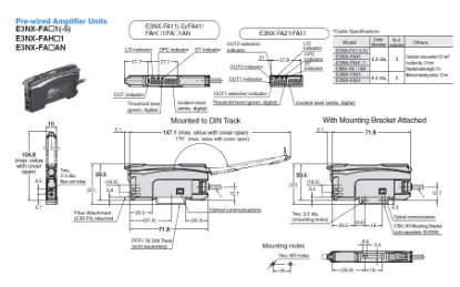 Ảnh của Cảm biến sợi quang Omron E3NX-FA41 2M