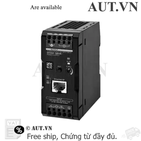 Ảnh của Bộ Nguồn Omron S8VK-X06024-EIP 60W 24VDC: Ethernet/IP, Chịu Nhiệt -40°C, DIN Rail | AUT VN