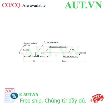 Ảnh của Cảm biến sợi quang Omron E32-T33 1M